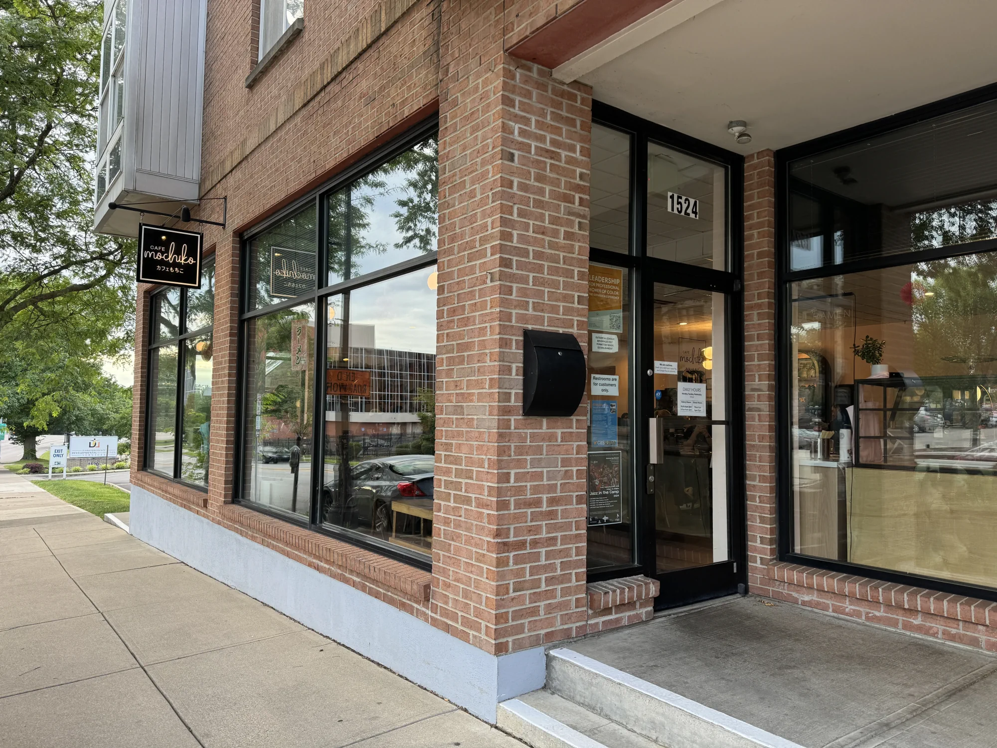 Cafe Mochiko exterior during the day