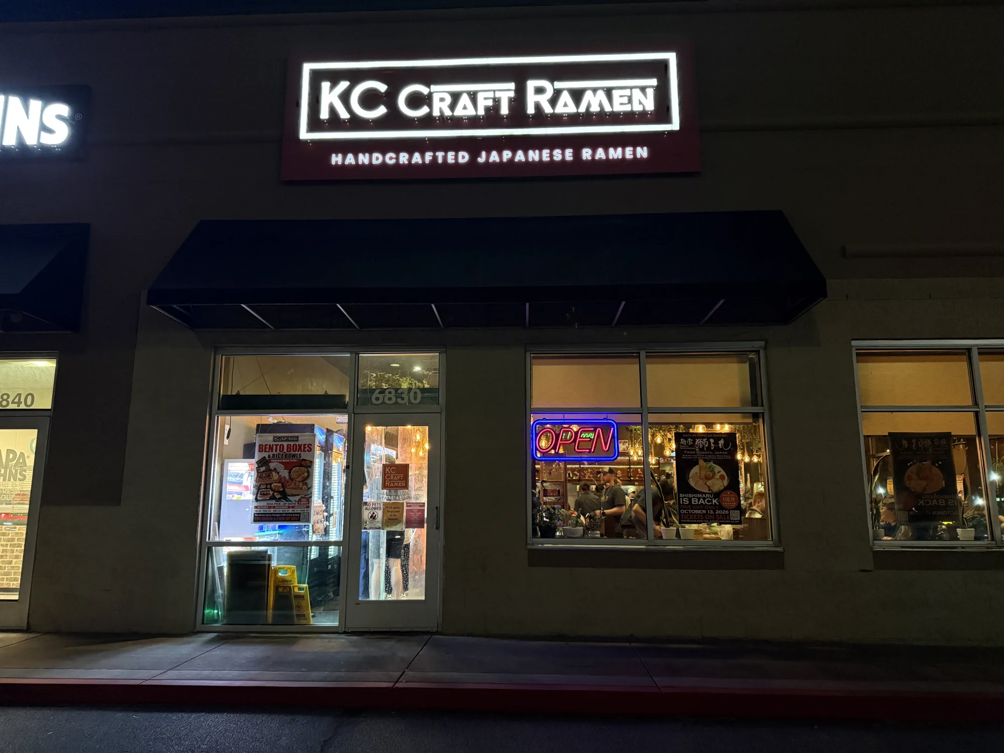 KC Craft Ramen storefront