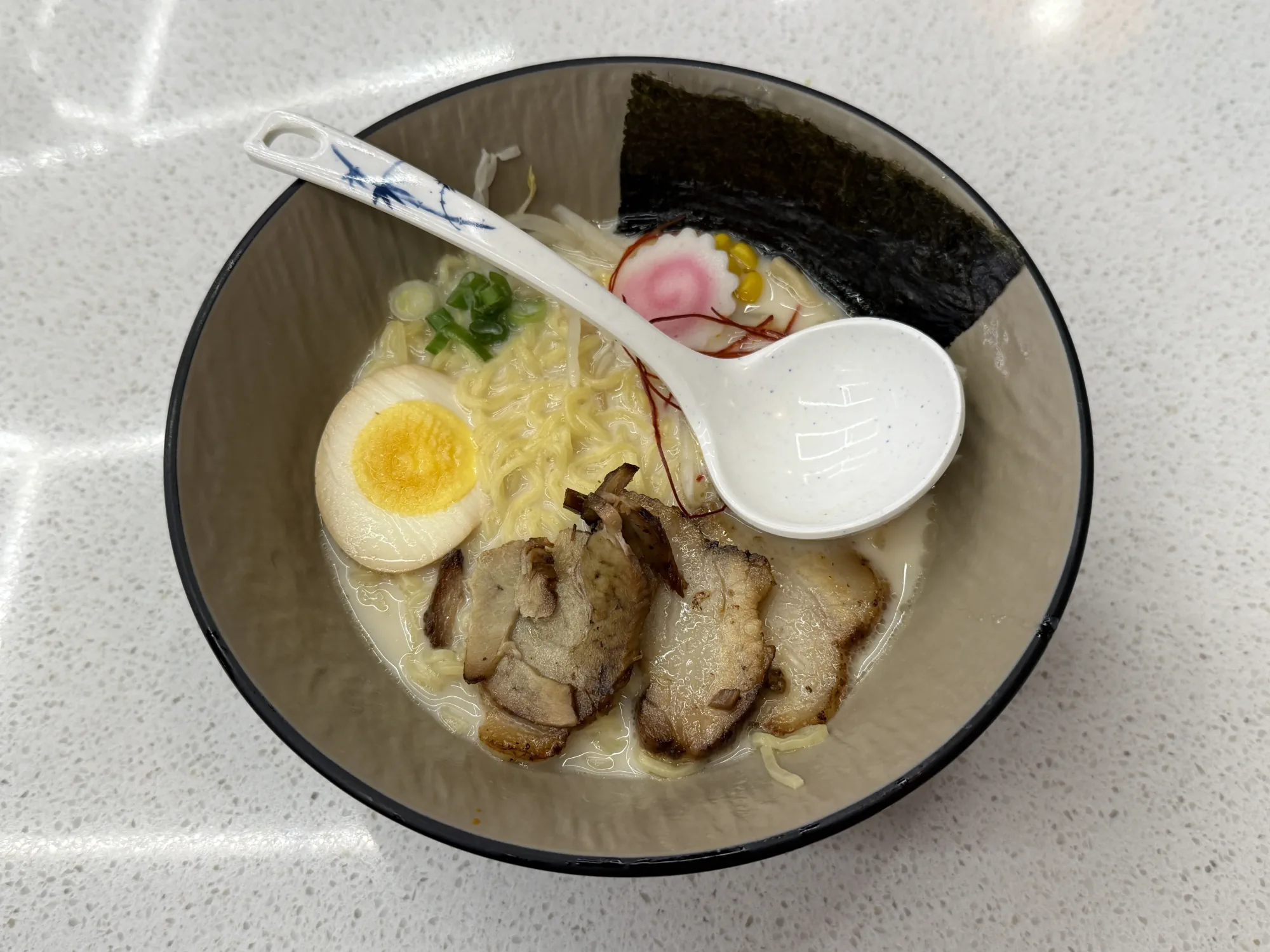 Tonkotsu Pork Ramen at Kawa Revolving Sushi