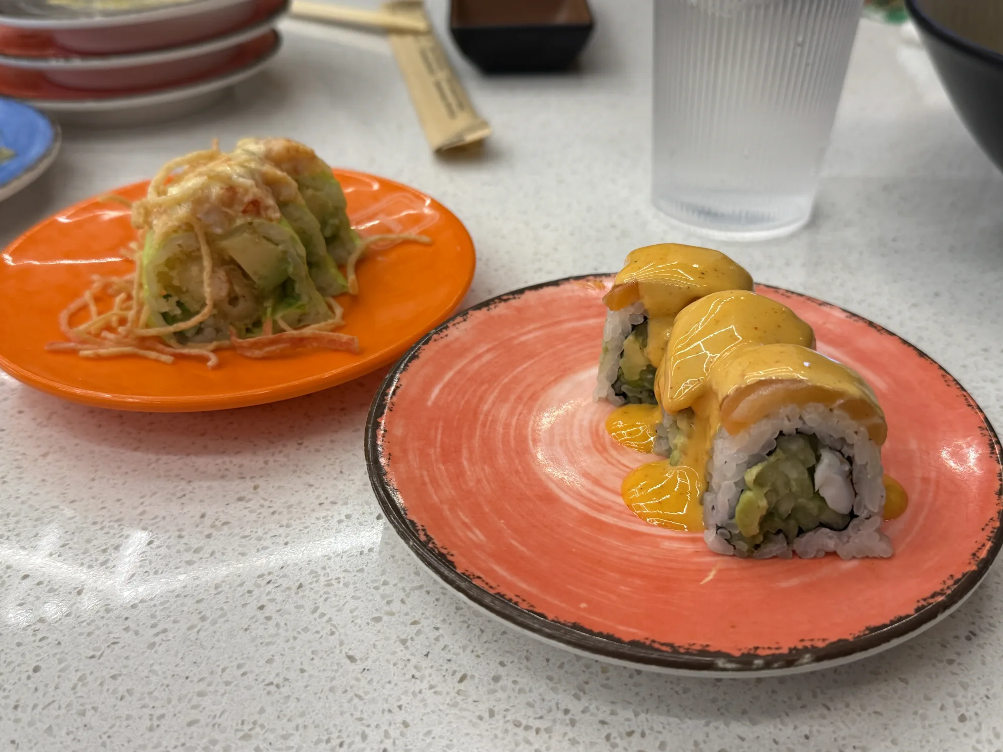 Sushi rolls at Kawa Revolving Sushi