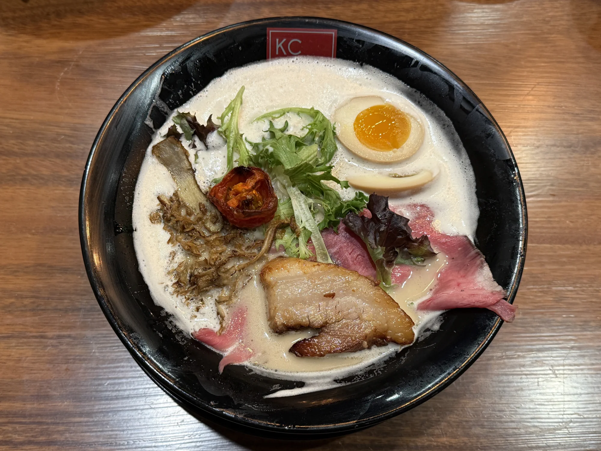 The Shishimaru Shrimp with DX Topping at KC Craft Ramen