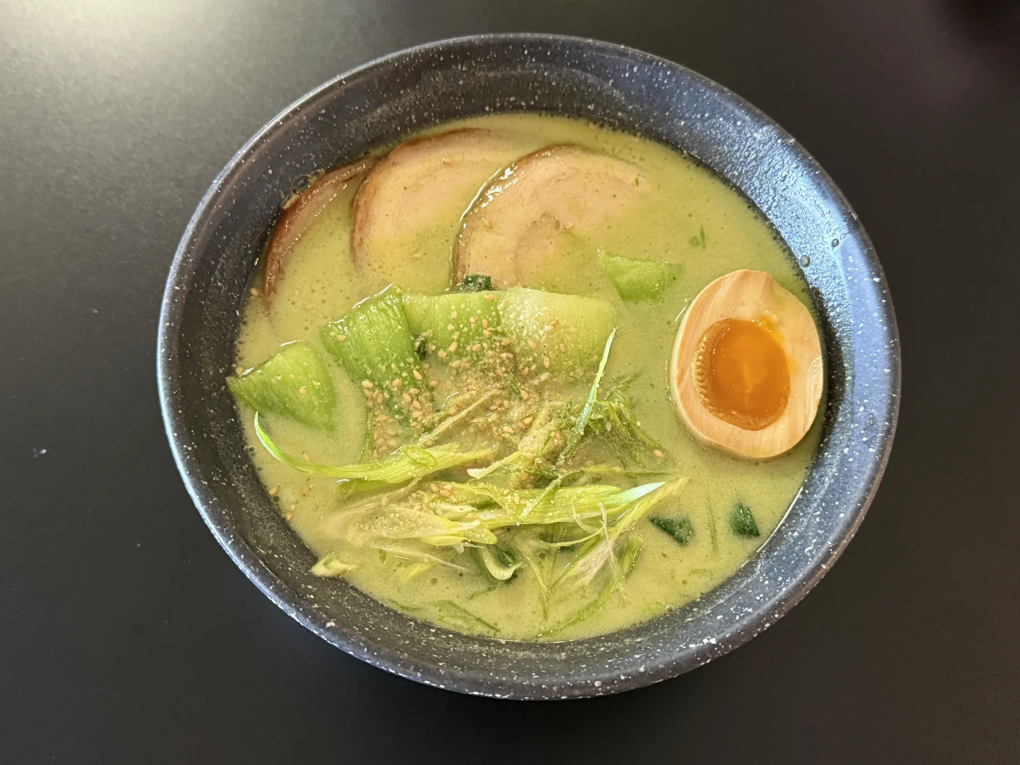 Matcha Ramen at Mi Ramen