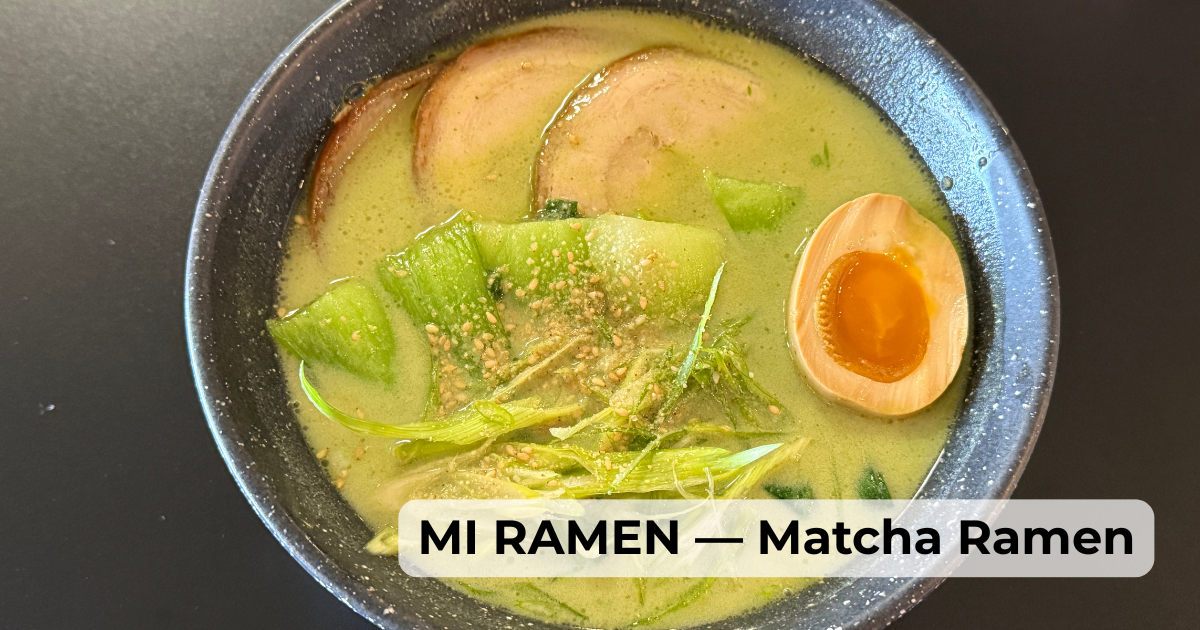 Matcha Ramen