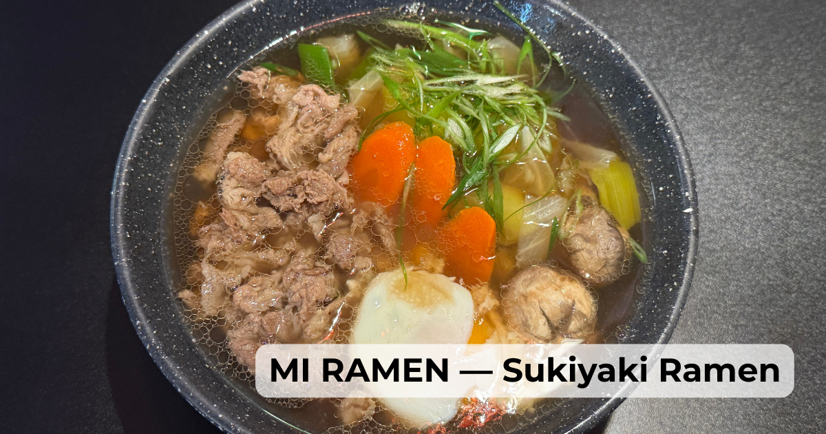 Sukiyaki Ramen