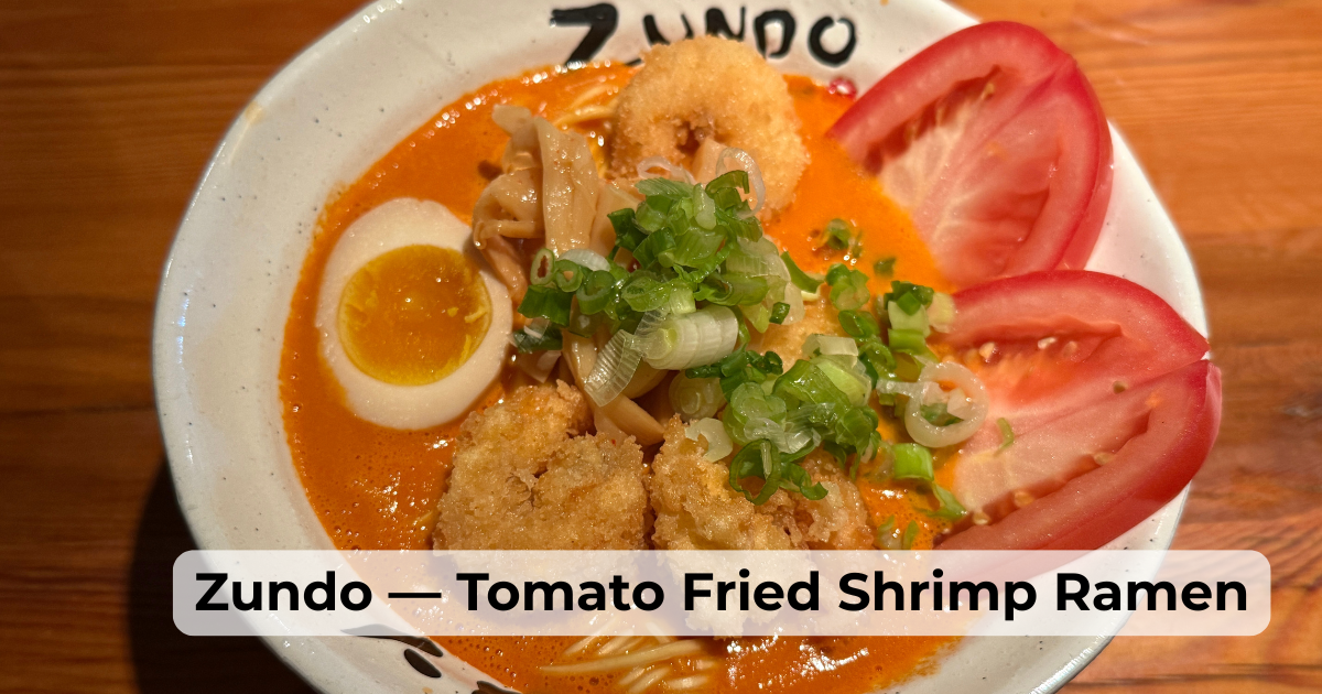 Tomato Fried Shrimp Ramen
